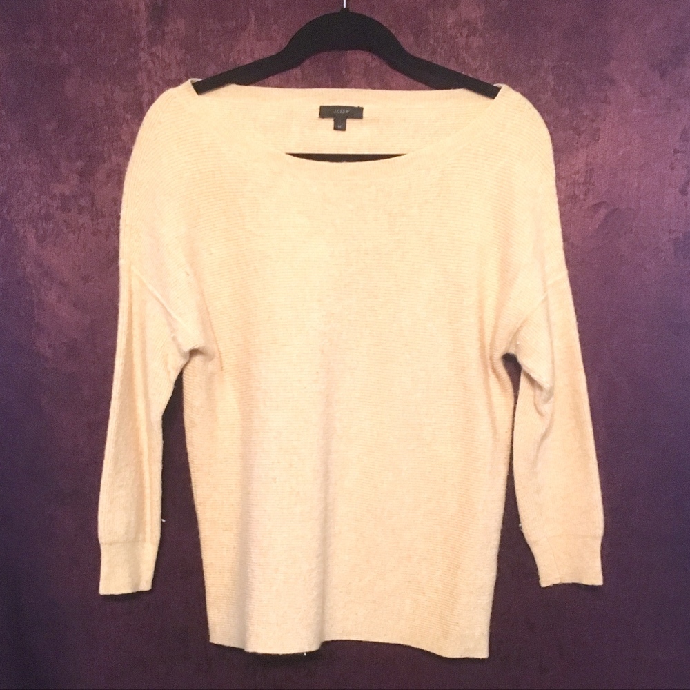 Biege Crew Neck Sweater